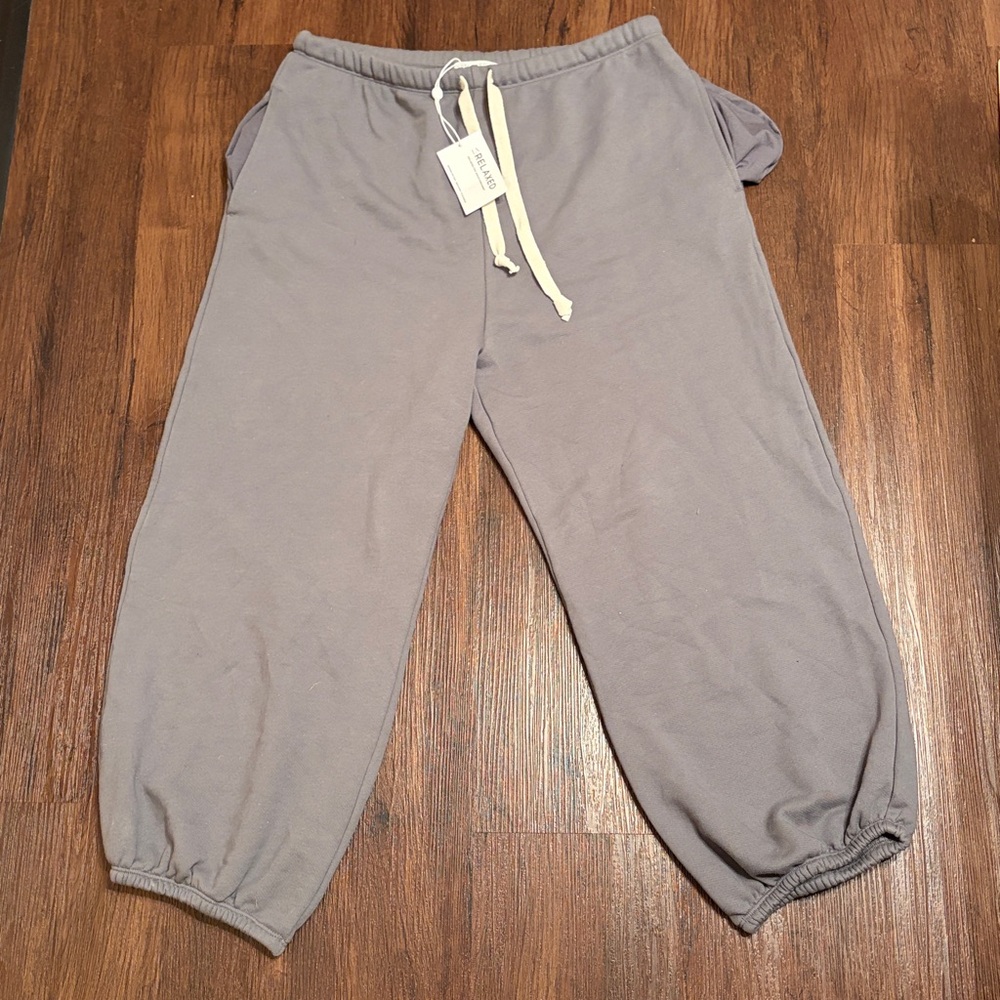 NWT Dark Gray stylish Joggers baggy pants 100% organic cotton New